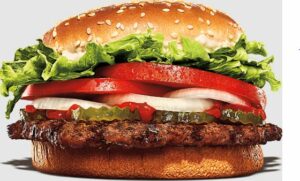 Burger King Burger Whopper