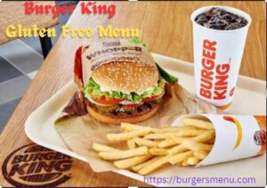 burger king gluten free menu
