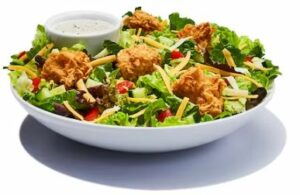 crispy chicken garden salad
